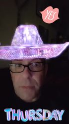 Preview for a Spotlight video that uses the Disco Cowboy Lens