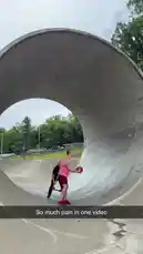 In a viral moment, Chris Colditz attempts a trick shot inside a massive concrete pipe but loses his balance and falls dramatically. Watch the full fail unfold in slow motion. by @chriscolditz with Original Sound by chriscolditz