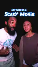 In this comedic POV skit from TheClassiiics, a couple reacts to being in a scary movie. The woman portrays a terrified character, while the man plays her concerned husband, creating a funny and relatable scenario perfect for fans of horror parodies and relationship humor. by @theclassiiics with Original Sound by theclassiiics