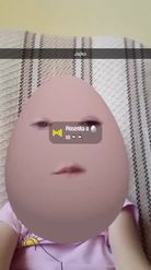 Preview for a Spotlight video that uses the Egg Face Lens