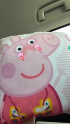 Preview for a Spotlight video that uses the peppa pig blush Lens