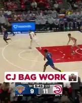 Watch CJ McCollum deliver clutch bag work for the Atlanta Hawks in a packed State Farm Arena. This highlight captures the electric atmosphere of an NBA playoff game, showcasing player intensity and fan energy. by @atlhawks with Original Sound by atlhawks