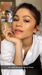Preview for a Spotlight video that uses the Facetime Zendaya Lens