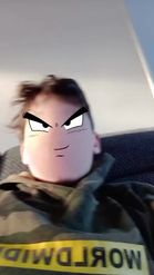 Preview for a Spotlight video that uses the Goku Face Lens