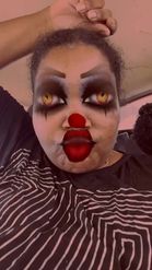 Preview for a Spotlight video that uses the Pennywise makeup Lens