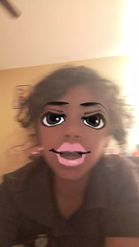 Preview for a Spotlight video that uses the ROBLOX WOMAN FACE Lens