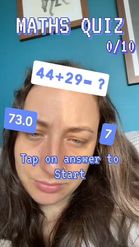 Preview for a Spotlight video that uses the Maths Quiz Lens