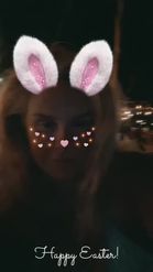 Preview for a Spotlight video that uses the Cute Easter Bunny Lens
