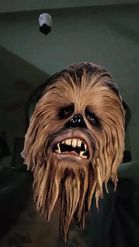 Preview for a Spotlight video that uses the Chewbacca StarWars Lens