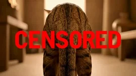 This introductory video for OnlyTails™ begins with a humorous 'CENSORED' graphic over a cat's rear end, immediately capturing attention. The scene then reveals the brand's logo, 'OnlyTails™,' superimposed on the same cat, which proceeds to walk away down a hallway. The playful and mysterious tone suggests a brand identity centered around pets and their unique stories. by @onlytails with Original Sound by onlytails