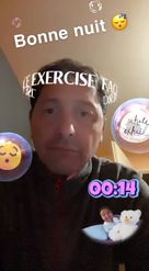 Preview for a Spotlight video that uses the Emoji FaceExercise Lens