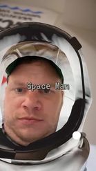 Preview for a Spotlight video that uses the Space Man Lens