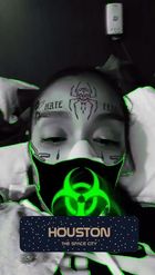 Preview for a Spotlight video that uses the Toxic Tattoos Lens