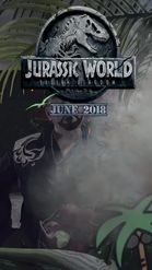 Preview for a Spotlight video that uses the Jurassic World 2 Lens
