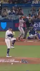 Witness the San Francisco Giants' thrilling comeback as a fair ball gets past the outfielder, allowing a speedy runner to score the tying run in the bottom of the ninth inning. This high-stakes moment captures the raw emotion and excitement of baseball, culminating in a dramatic game-tying play. by @sfgiants with Original Sound by sfgiants
