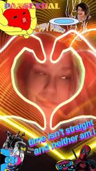 Preview for a Spotlight video that uses the Heart with fingers Lens