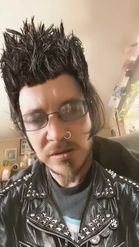 Preview for a Spotlight video that uses the Punk Hairstyle Lens