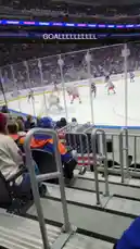 dassweenbean 님이 만든 Original Sound 포함 @dassweenbean 님이 만든 Witness the electric atmosphere of a New York Islanders versus New York Rangers NHL game at Madison Square Garden. This fan's perspective captures the intense rivalry, with players battling for control and fans erupting in celebration after a crucial goal. The roar of the crowd and the scoreboard confirm it's a pivotal moment in the match.