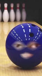 Preview for a Spotlight video that uses the Bowling Face Lens