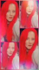 Preview for a Spotlight video that uses the Red hair Lens