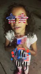Preview for a Spotlight video that uses the 4th of july Goggle Lens