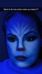Preview for a Spotlight video that uses the Avatar female Lens