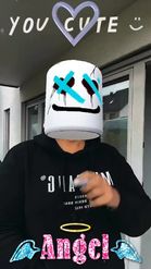 Preview for a Spotlight video that uses the Marshmello Lens