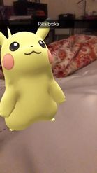 Preview for a Spotlight video that uses the Pet Pikachu Lens