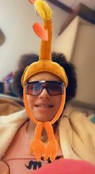 Preview for a Spotlight video that uses the Turkey Hat Lens