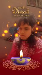 Preview for a Spotlight video that uses the Diwali Diya Lens