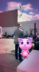 Preview for a Spotlight video that uses the Pink Cat Lens