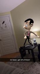 Preview for a Spotlight video that uses the Dancing Mr Bean Lens
