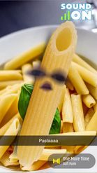 Preview for a Spotlight video that uses the Penne Pasta Lens