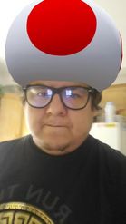 Preview for a Spotlight video that uses the Toad Head Lens