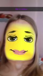Preview for a Spotlight video that uses the Roblox Woman Face Lens