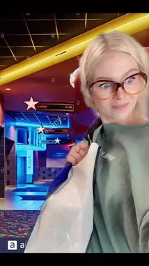 In this clever social experiment, creator Kallmekris plays a prank at a movie theater. She pretends to be a child to get a free ticket, then reveals her true age after the staff member agrees. The video captures her reactions and the humorous interaction, showcasing a fun way to play a harmless trick. by @kallmekris with kallmekris by Original Sound