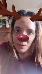 Preview for a Spotlight video that uses the Christmas Me Lens