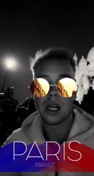 Preview for a Spotlight video that uses the Gold Sunglasses Lens