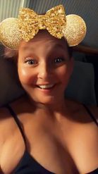 Preview for a Spotlight video that uses the Golden Sequins Ears Lens