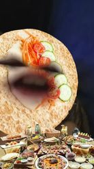 Preview for a Spotlight video that uses the Iftar Bread Face Lens