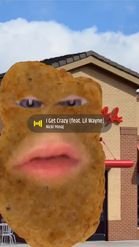 Preview for a Spotlight video that uses the Chick fil Nugget Lens