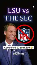 A Louisiana judge grants NFL players a return to college eligibility, sparking chaos. The SEC votes unanimously to ban them, creating a potential legal showdown where a conference might sue one of its own schools. This video breaks down the 'LSU vs SEC' conflict, the new NCAA transfer portal rules, and the unprecedented possibility of a major conference suing a member school. by @yahoosports with Original Sound by yahoosports