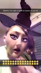 Preview for a Spotlight video that uses the Cartoon Witch Lens