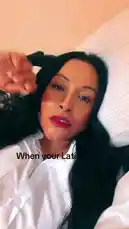 In this humorous social media clip, creator Stephanie delivers a comedic line about Latina communication styles. She explains that while some might say 'where are you baby?', Latinas typically ask '¿dónde chingados estás, cabrón?'. The text overlay 'When your Latina' sets the context for this relatable cultural observation. by @stephaniruizzz with Original Sound by stephaniruizzz