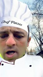Preview for a Spotlight video that uses the Funny Chef Lens