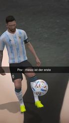 Preview for a Spotlight video that uses the Messi World Cup Lens