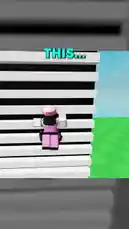 This Roblox gameplay tutorial demonstrates a glitch using the 'flicking' mechanic to bypass a time-based challenge and earn free coins. The video shows a character navigating a striped wall, attempting to jump before a timer expires, and then successfully exploiting the game's mechanics to gain an advantage. by @electracyy with Original Sound by electracyy