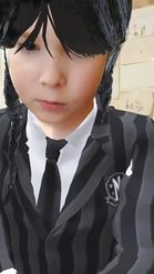 Preview for a Spotlight video that uses the Wednesday Addams Lens