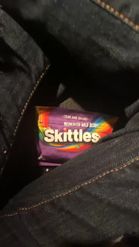 Preview for a Spotlight video that uses the skittles Lens