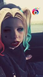 Preview for a Spotlight video that uses the Harley Quinn Lens